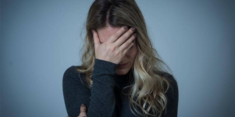 I'm Not Rude, I Just Have Anxiety sad woman