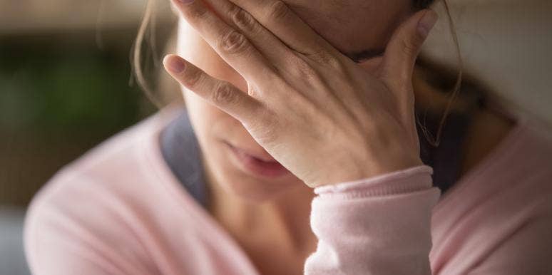 I'm Tired Of Being Asked Why I Don't Want Kids overwhelmed woman