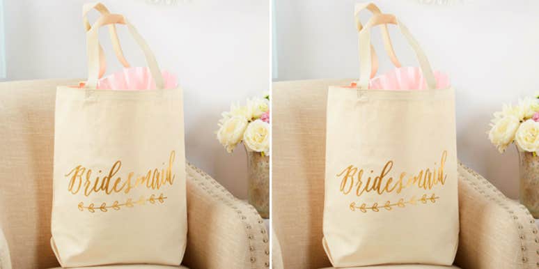 custom wedding bags