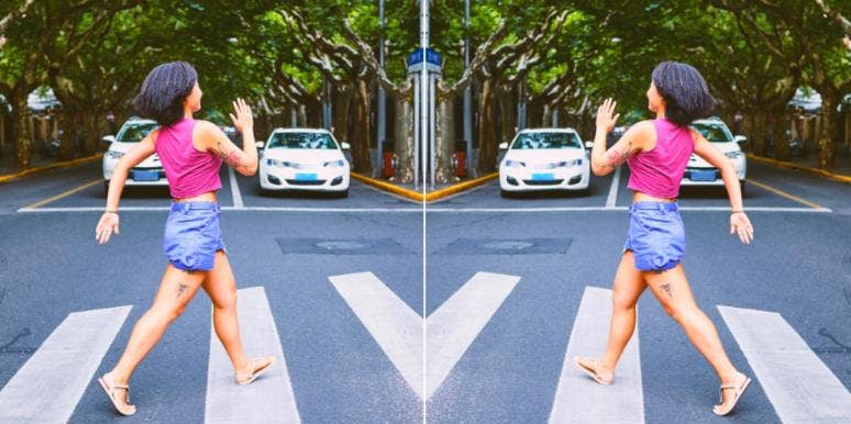 What Is Karma And Is It Real? 3 Types Of Karma And How It Works woman running in the street
