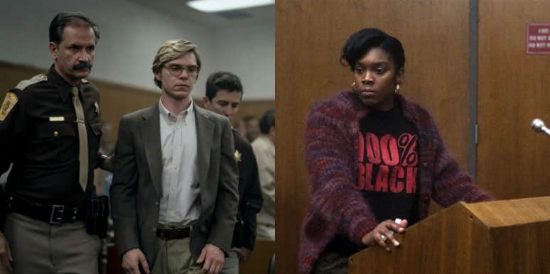 People Involved In Jeffrey Dahmer Investigation Slam Netflix Show For Profiting Off Their Trauma Evan Peters as Jeffrey Dahmer, DaShawn Barnes as Rita Isbell