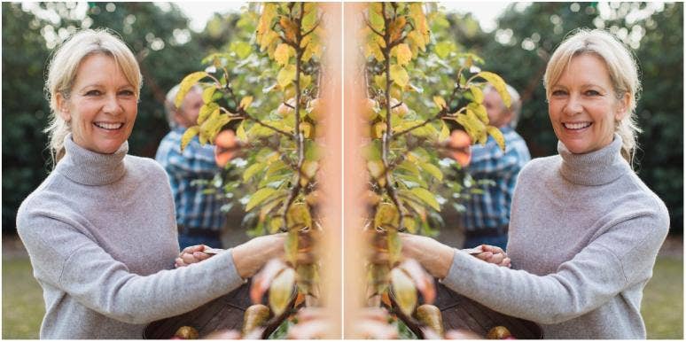 jobs for seniors older woman picking fruit