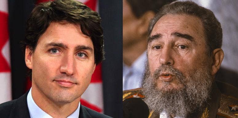 Justin Trudeau Might Be Fidel Castro's Son
