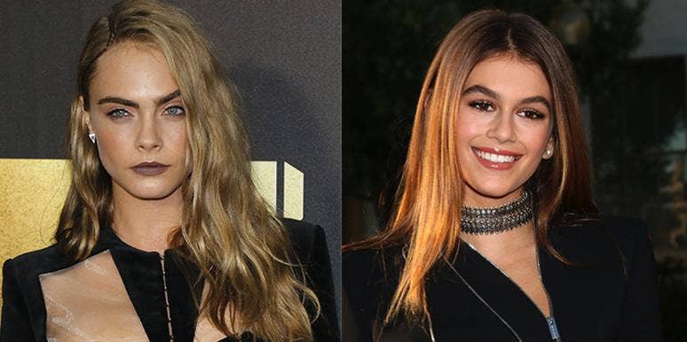 Kaia Gerber and Cara Delevingne Kaia Gerber and Cara Delevingne
