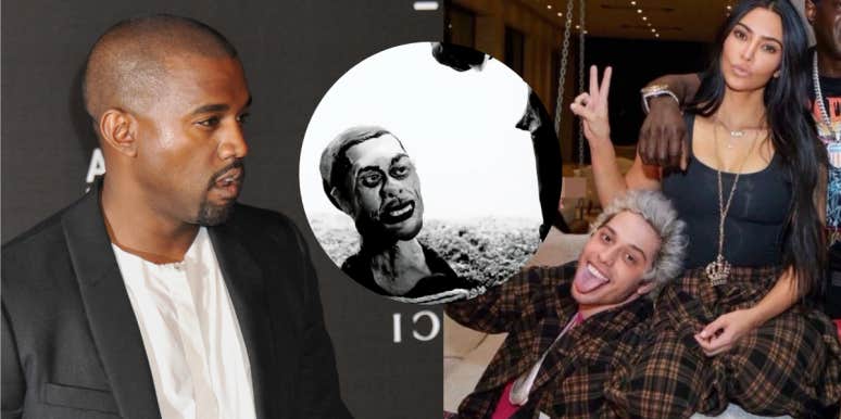 Kanye West's Eazy Music Video Escalates Abuse Of Kim Kardashian Kanye West, Eazy music video, Pete Davidson, Kim Kardashian