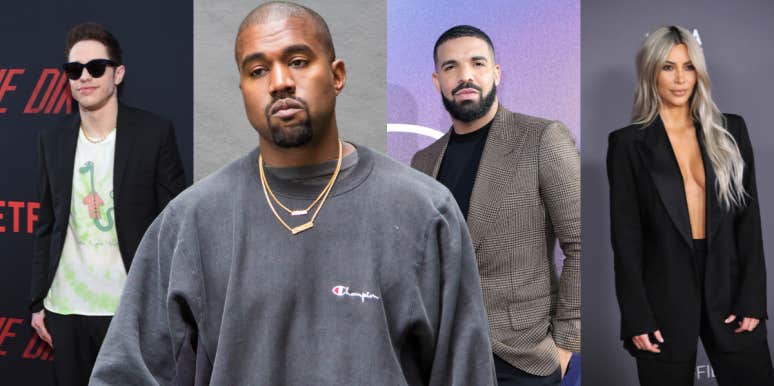Kanye West's 9 Biggest Feuds Over The Years Kanye West, Pete Davidson, Drake, Kim Kardashian