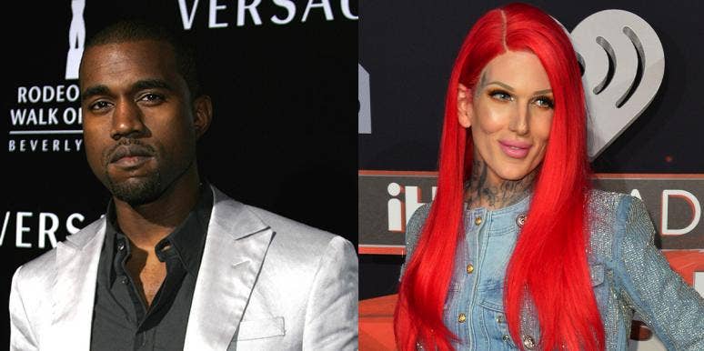 Kanye West and Jeffree Star Kanye West and Jeffree Star