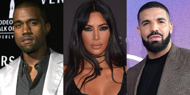 Kanye West, Kim Kardashian, Drake
