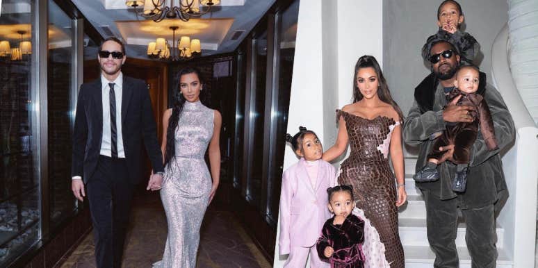 How Kanye West Really Feels About Pete Davidson Hanging Out With His Kids Kanye West, Pete Davidson, and Kim Kardashian