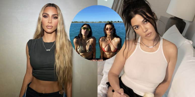 Why Kim & Kourtney Kardashian Are Allegedly No Longer On Speaking Terms Kim Kardashian, Kourtney Kardashian