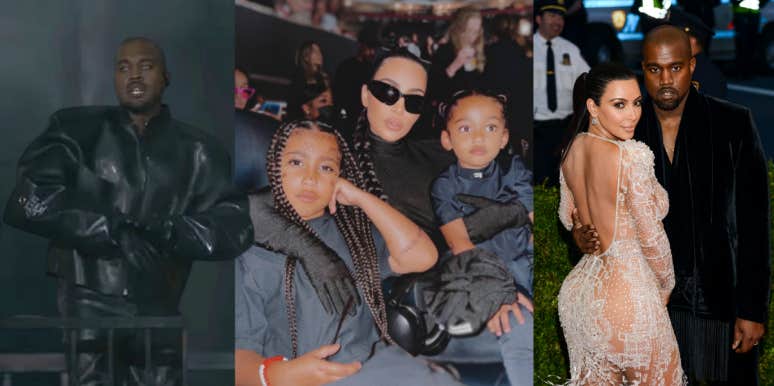 Was Kim Kardashian At Kanye West's Donda 2 Listening Party In Miami? Kanye West, Kim Kardashian, North West, Chicago West