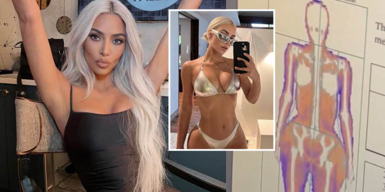 Kim Kardashian’s Body Scan ‘Proves’ She Had A Boob Job, Fans Believe Kim Kardashian, body scan
