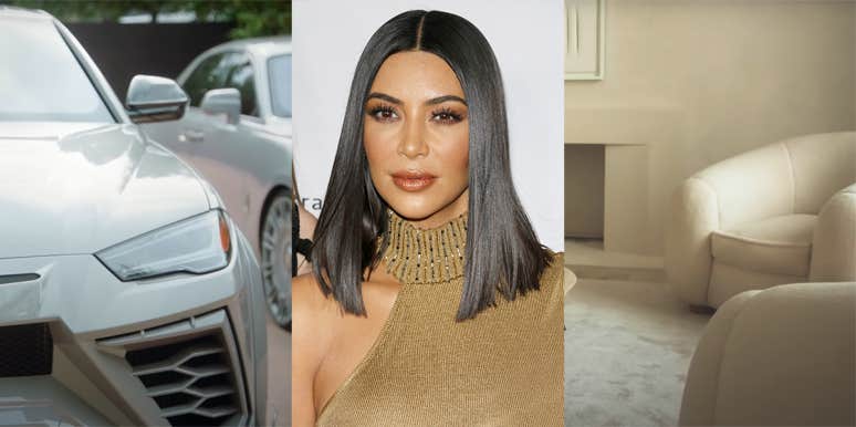 6 Major Changes Kim Kardashian's Made To Her Home Since Her Split With Kanye West kim kardashian grey cars new furniture
