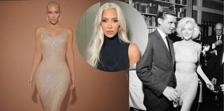 Designer Bob Mackie Says Kim Kardashian Wearing Marilyn Monroe's Gown At Met Gala Was A Mistake Kim Kardashian, Marilyn Monroe, Met Gala dress