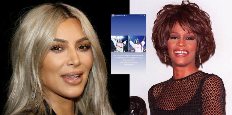 Kim Kardashian's Alleged Voicemail To Ray J Slamming Whitney Houston Leaks Kim Kardashian, Kardashian's Instagram story, Whitney Houston