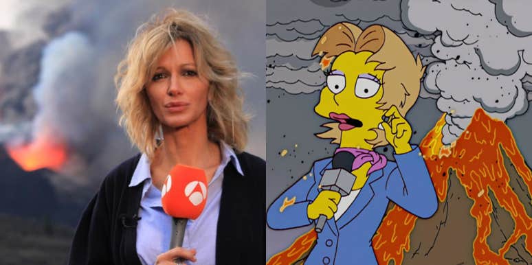 Did The Simpsons Predict La Palma Volcano 'Mega-Tsunami'? Susanna Griso and Chloe Talbot from Simpsons