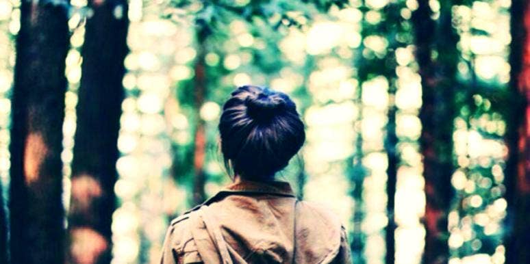 woman in the woods woman in the woods