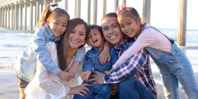 Who is Larry Milette? Maya and Larry Milette with their family