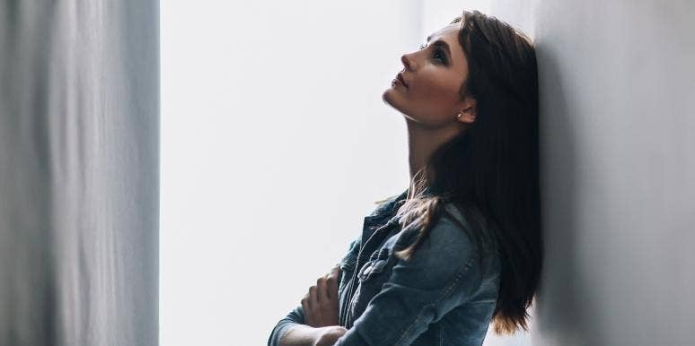 6 Truths About Men I Learned After Breaking Off My Engagement woman with head on wall