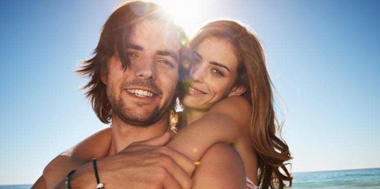 Leo New Moon Leo couple having fun in the sun