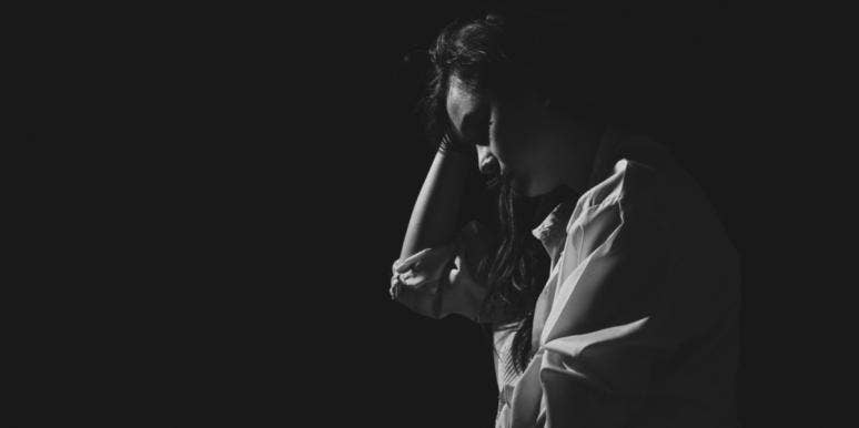 A Letter To My Former Self, The Morning After I Was Raped sad woman in dark