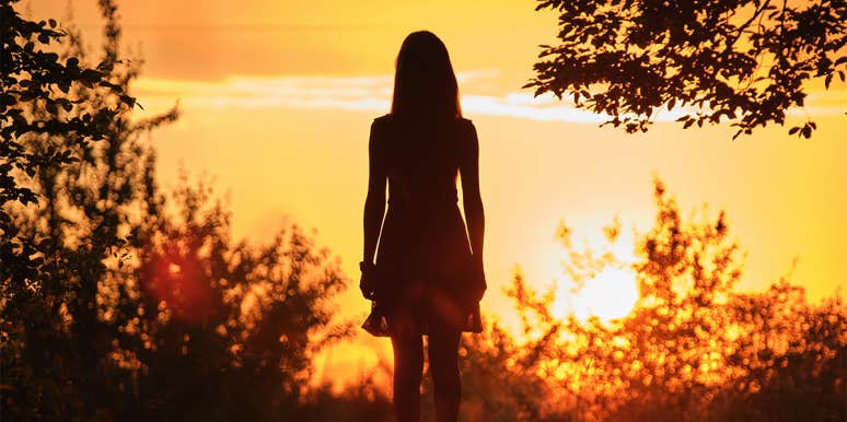 A Letter To Those Feeling Lost With Their Lives woman alone in sunset