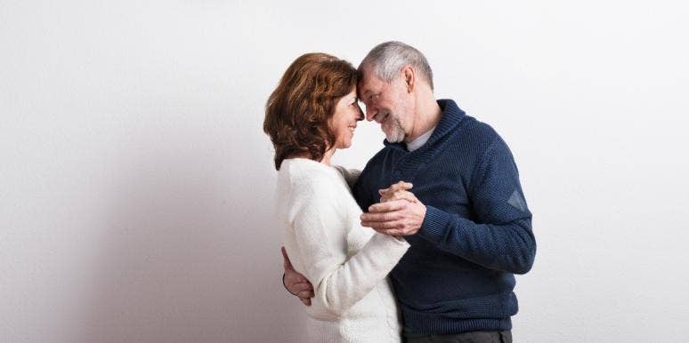 Think You're Too Old For Love? It Could Be Keeping You Single older man and woman dancing