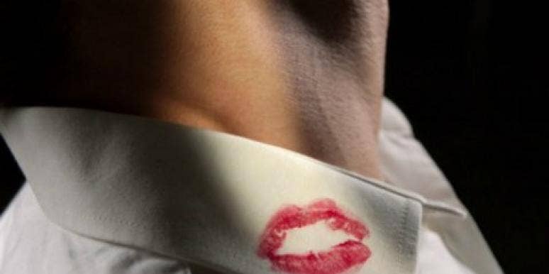Lipstick on his collar? Lipstick on his collar?