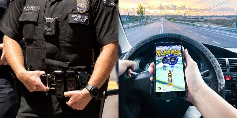Los Angeles police officers, Pokemon Go