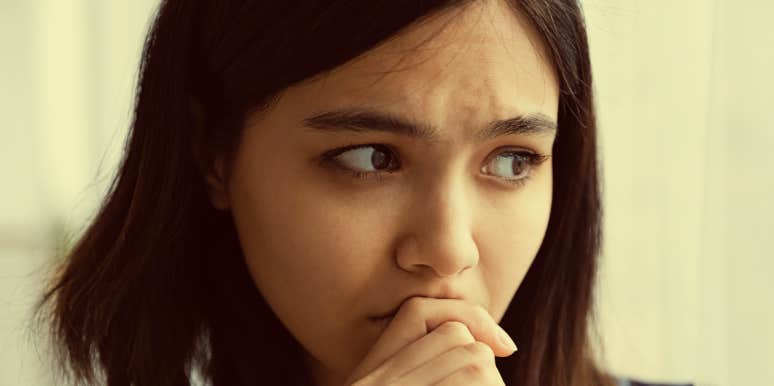 Losing a child Sad woman coping with grief