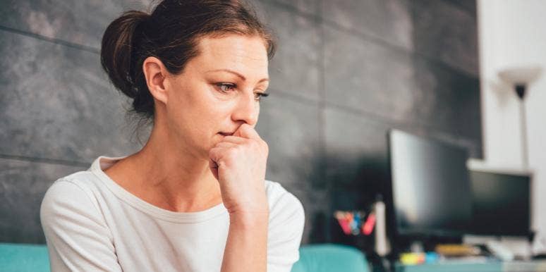 I Lost My Identity After 25 Years Married, Here's How I Got It Back sad woman