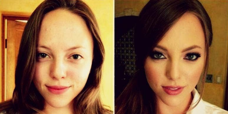 774px x 386px - Before/After Makeup Photos Prove Porn Stars Are JUST LIKE US ...