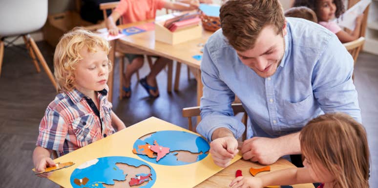 Male Pre-K Teacher Upset That His Boss Told Him To Wear 'Appropriate' Undergarments To School After His Assistant Complained preschool, preschool teacher