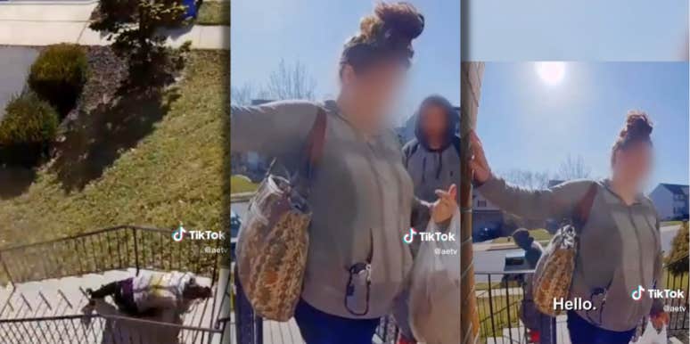Woman Berated By Husband After Dropping Food Delivery Man yelling at wife