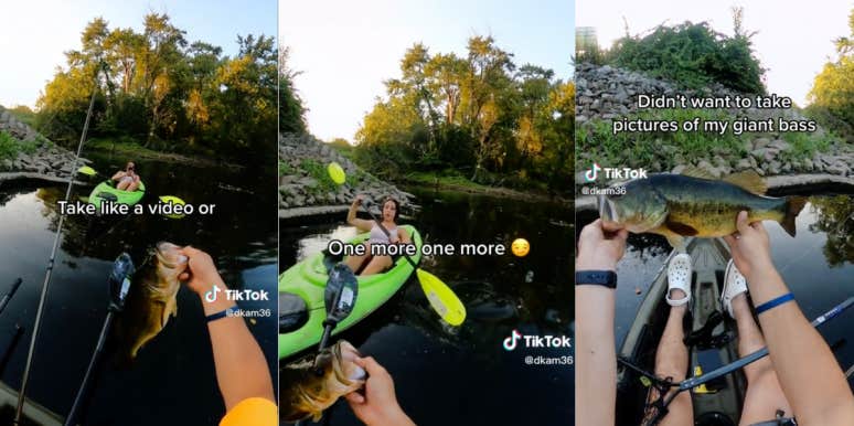 Boyfriend Complains Girlfriend Won't Take Photo Of His Fish Man fishing