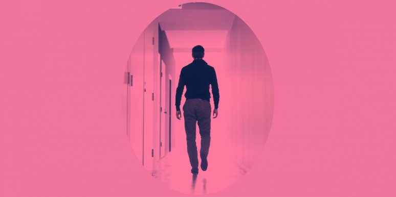 Man Waits Until His Pregnant Girlfriend Gives Birth To Confront Her For Cheating man walking out of hospital
