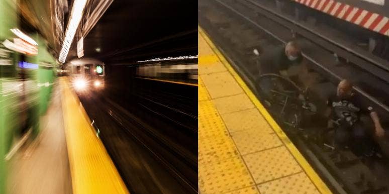Video: Man In Wheelchair Falls On Subway Tracks Saved By Strangers Subway