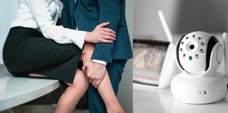 man catches wife cheating on baby monitor affair, baby monitor