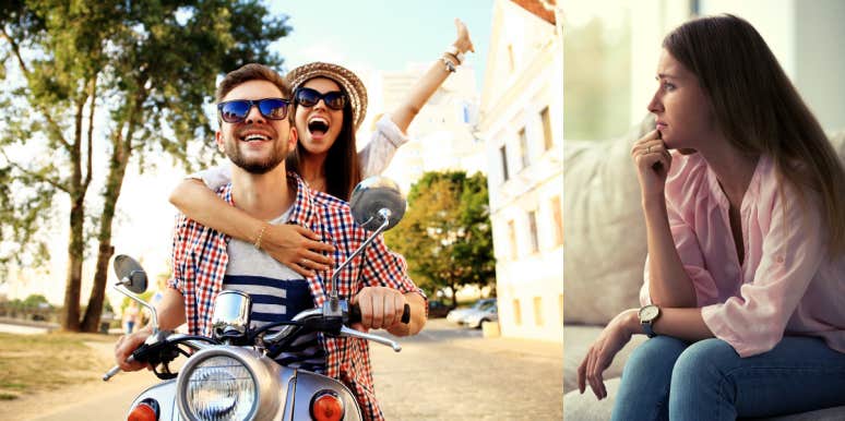 Man Spends Day With Girl Best Friend Instead Of Wife On His Wedding Anniversary man hanging out with his friend, woman upset