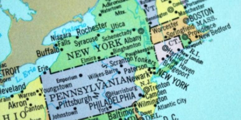 east coast map
