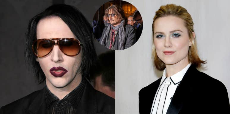 Johnny Depp's Defamation Verdict Sets Precedent For Abusers, And Now Marilyn Manson Is Next Marilyn Manson, Evan Rachel Wood, Johnny Depp