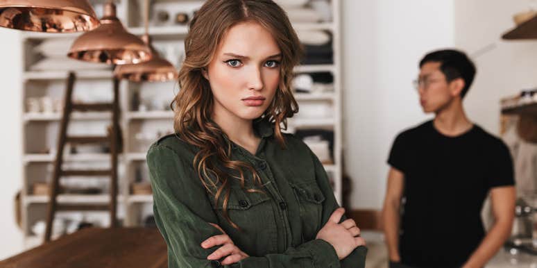 5 Small, Unhealthy Ways You Sabotage Your Partner couple having disagreement