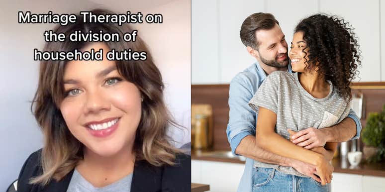 Marriage Counselor Reveals The Number One Complaint She Hears From Women Unhappy In Their Marriage Corrin Voeller, married couple embracing