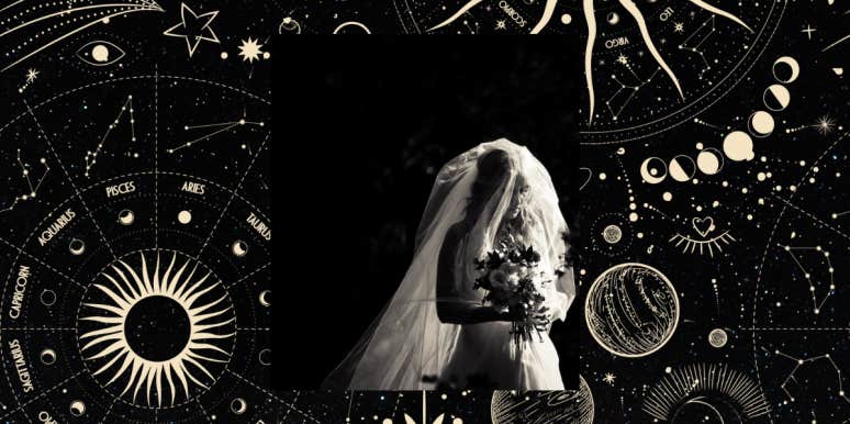 How To Use Marriage Natal Transits To Predict When You'll Get Married bride and astrology images