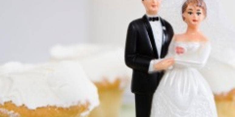 married cake toppers cupcake wedding
