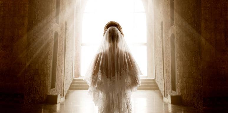 What It's Like To Marry An Atheist When You Believe In God bride in church