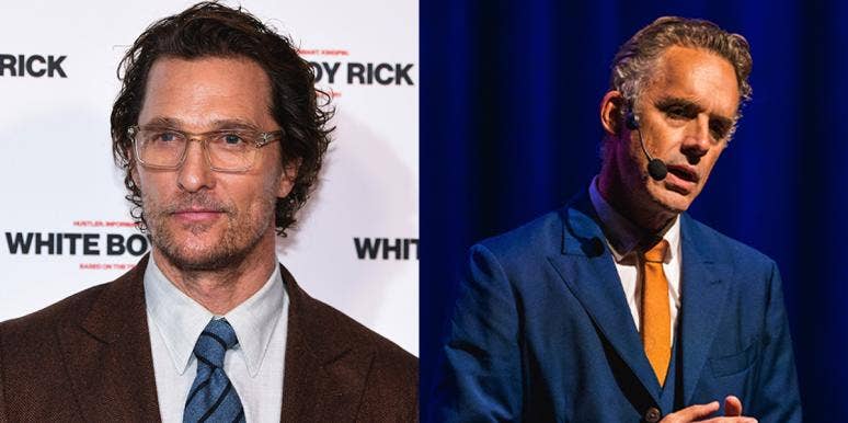 Matthew McConaughey and Jordan Peterson Matthew McConaughey and Jordan Peterson