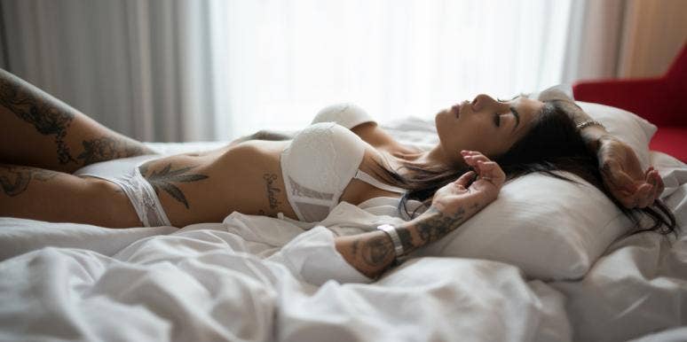 Meet The Girl Sleeping With Your Boyfriend woman in bed