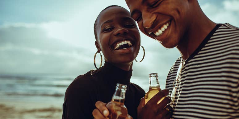 The Secret Reason Men Are Obsessed With Funny Women couple laughing