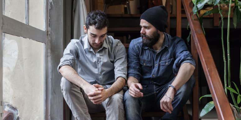 Man Refuses To Let His Homeless Brother Live With Him Men talking